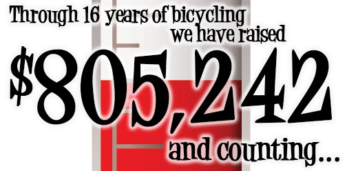 Through 16 years of fundraising, Bike For Food has provided $805,000 to local food pantries.